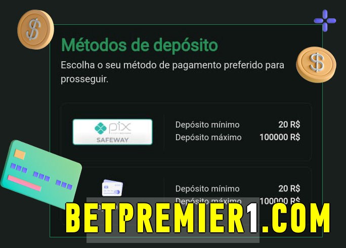 O cassino betpremier bet oferece uma grande variedade de métodos de pagamento