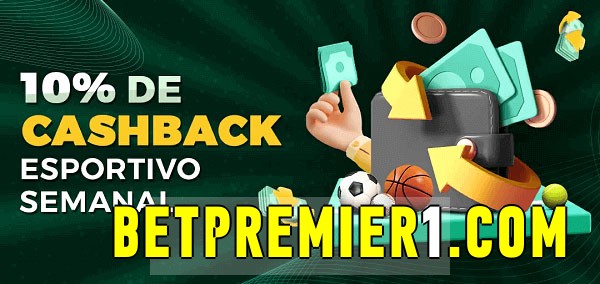 10% de bônus de cashback na betpremier 