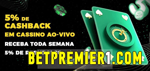 Promoções do cassino ao Vivo betpremier 